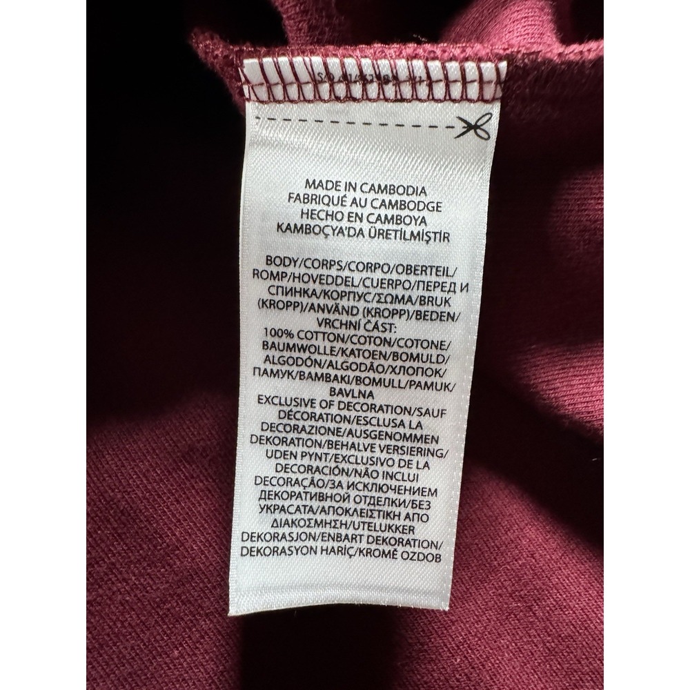 Polo Ralph Lauren Mens 4XLT Big Tall Quarter Zip Pullover Burgundy Cotton - Picture 8 of 9
